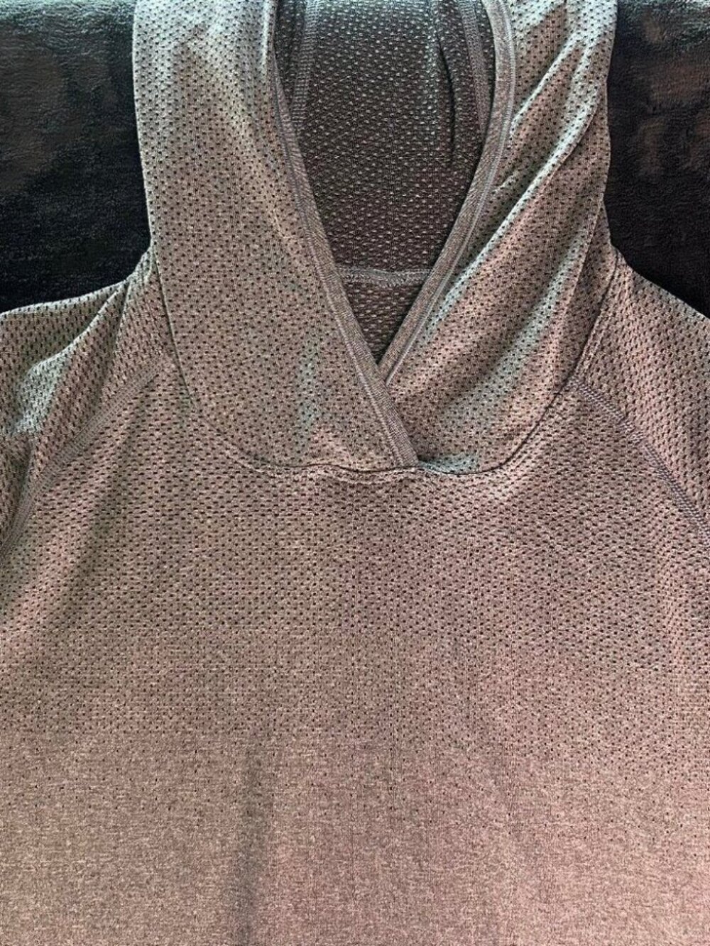 Lululemon Metal Vent Tech LS Hoodie M Heather Gray Lightweight Performance